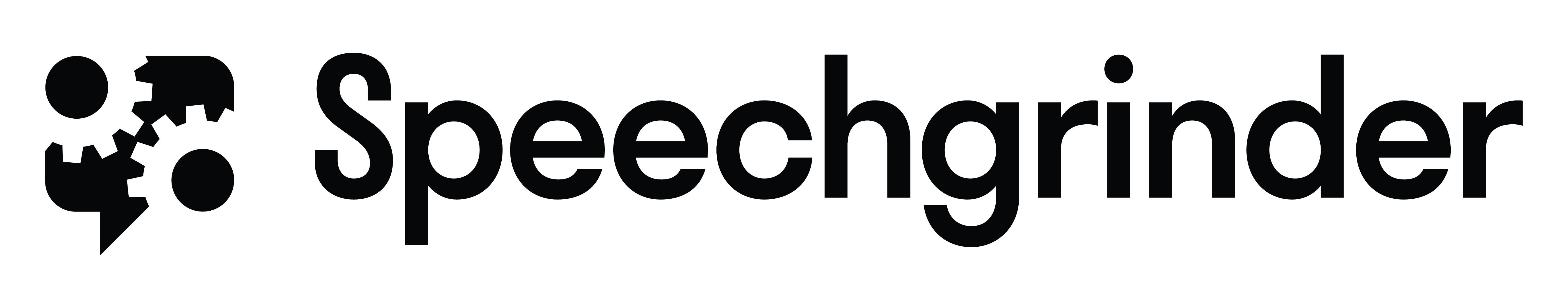 Speechgrinder Logo Black